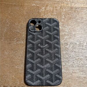 Elegant Black Patterned Phone Case